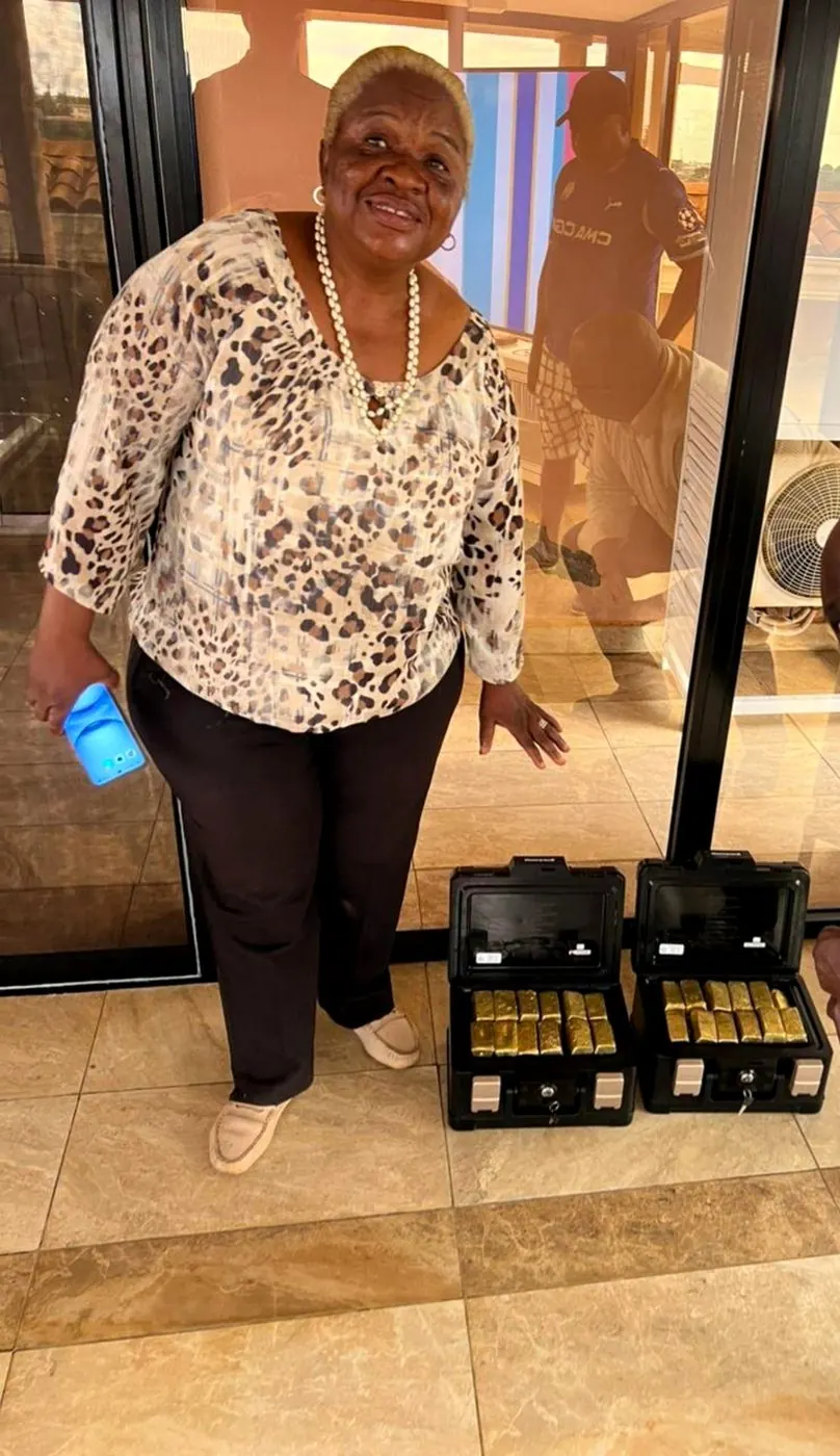 Vault inspection · gold bullion